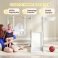 Πλαίσιο αναρρίχησης 4 σε 1 Playset Slide Slide για νήπια Στεφάνη μπάσκετ Πλαστικό σχέδιο κουνελιού γκρι
