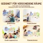 7 σε 1 Παιχνίδι τοίχου Xylophone Gears Caterpillar Design MDF 108cm Πολύχρωμο
