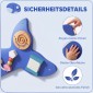 Montessori Motor Skills Board 13-σε-1 Ξύλινη σανίδα απασχολημένης σε σχήμα φάλαινας Επιτοίχιος πίνακας δραστηριοτήτων με ρολόι ξυλόφωνου