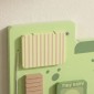 Montessori Motor Skills Board Ξύλινη σανίδα απασχολημένης σανίδας δεινόσαυρος σε τοίχο με ξυλόφωνο Clock Gears Sound Sticks