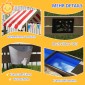 Sandpit with Sun Shade Playhouse Design with Toy Set Treated Solid Wood 124 x 116 x 146 cm Γκρι