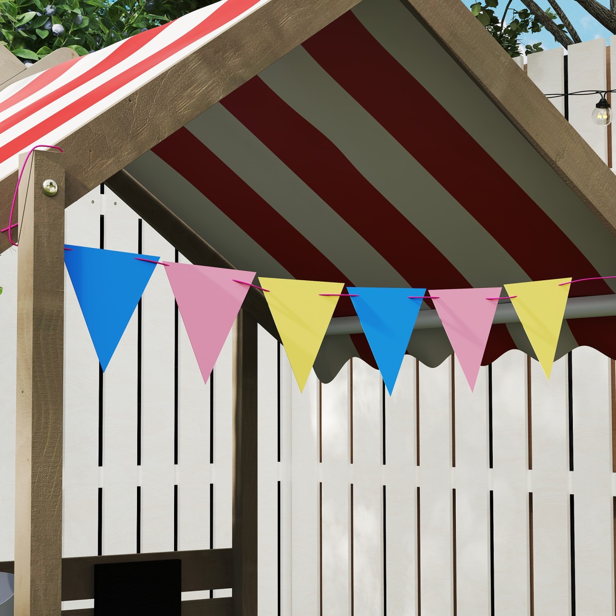 Sandpit with Sun Shade Playhouse Design with Toy Set Treated Solid Wood 124 x 116 x 146 cm Γκρι