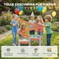Τραπέζι παιχνιδιού με άμμο, ξύλινο τραπέζι νερού, τραπέζι λάσπης με πίστα νερού, τραπέζι 2 πισίνες για παιδιά 3-8 ετών γκρι
