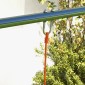 Παιδική κούνια με 2 καθίσματα κούνιας, για 3-8 ετών, ατσάλι, 2,7 x 1,6 x 1,8 m