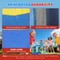 Bouncy castle with blower slide ball pit στεφάνι μπάσκετ χωρητικότητα φορτίου έως 90 kg για 3-8 χρόνια 364x173x182cm μπλε