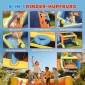 8 σε 1 Bouncy Castle with Blower Slide Paddling Pool Τραμπολίνο Τοίχος αναρρίχησης για εσωτερικούς χώρους 350x325x210cm Πολύχρωμος