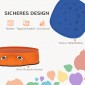Πέτρες ισορροπίας για παιδιά, 5 τεμαχίων, αντιολισθηρές, στοιβαζόμενες, 2-8 ετών, για εσωτερικούς και εξωτερικούς χώρους