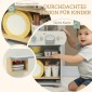 Σετ Scullery, Ξύλινο πλυντήριο πιάτων για παιδιά, 32 αξεσουάρ, MDF, για παιδιά από 3 ετών, γαλάζιο