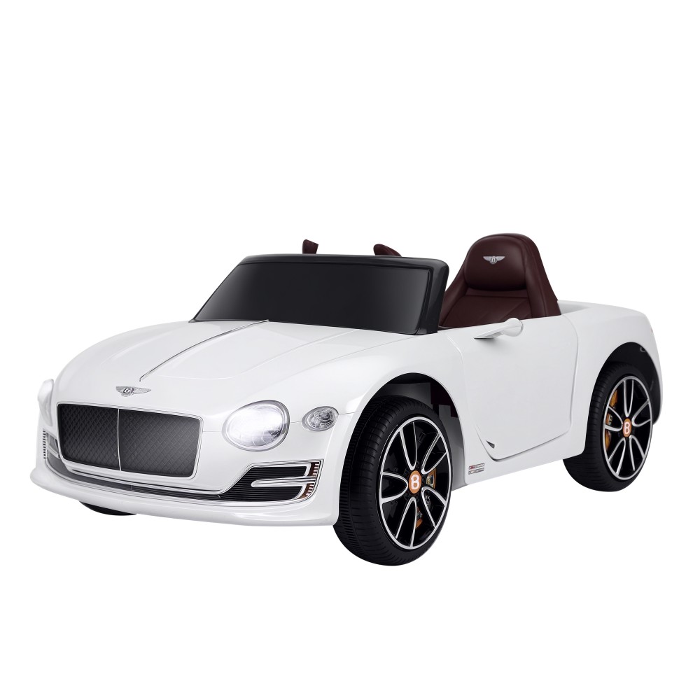 Παιδικό ηλεκτρικό αυτοκίνητο Bentley GT άδεια ηλεκτρικό παιδικό αυτοκίνητο με τηλεχειριστήριο 2.4G MP3, μουσική, κόρνα, φώτα LED ηλεκτρικό αυτοκίνητο παιδικό όχημα για 3-5 χρόνια 108 x 60 x 43 cm λευκό