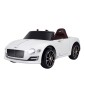 Παιδικό ηλεκτρικό αυτοκίνητο Bentley GT άδεια ηλεκτρικό παιδικό αυτοκίνητο με τηλεχειριστήριο 2.4G MP3, μουσική, κόρνα, φώτα LED ηλεκτρικό αυτοκίνητο παιδικό όχημα για 3-5 χρόνια 108 x 60 x 43 cm λευκό