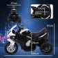 Ηλεκτρική παιδική μοτοσυκλέτα BMW S1000RR ηλεκτρική μοτοσυκλέτα με μουσική, προβολείς, παιδική ηλεκτρική μοτοσυκλέτα για παιδιά από 18-36 μηνών μαύρη