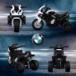 Ηλεκτρική παιδική μοτοσυκλέτα BMW S1000RR ηλεκτρική μοτοσυκλέτα με μουσική, προβολείς, παιδική ηλεκτρική μοτοσυκλέτα για παιδιά από 18-36 μηνών μαύρη