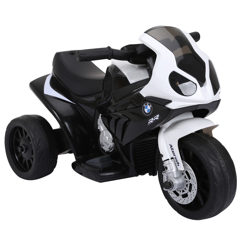Ηλεκτρική παιδική μοτοσυκλέτα BMW S1000RR ηλεκτρική μοτοσυκλέτα με μουσική, προβολείς, παιδική ηλεκτρική μοτοσυκλέτα για παιδιά από 18-36 μηνών μαύρη