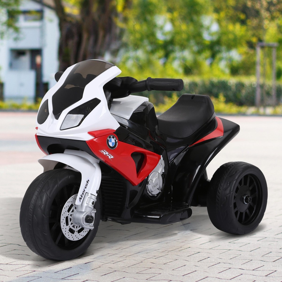 Ηλεκτρική μοτοσυκλέτα για παιδιά BMW S1000RR 6V ηλεκτρική μοτοσυκλέτα με προβολέα, παιδική μοτοσυκλέτα με μουσική 2,5 km/h μοτοσυκλέτα για παιδιά 18-36 μηνών κόκκινο