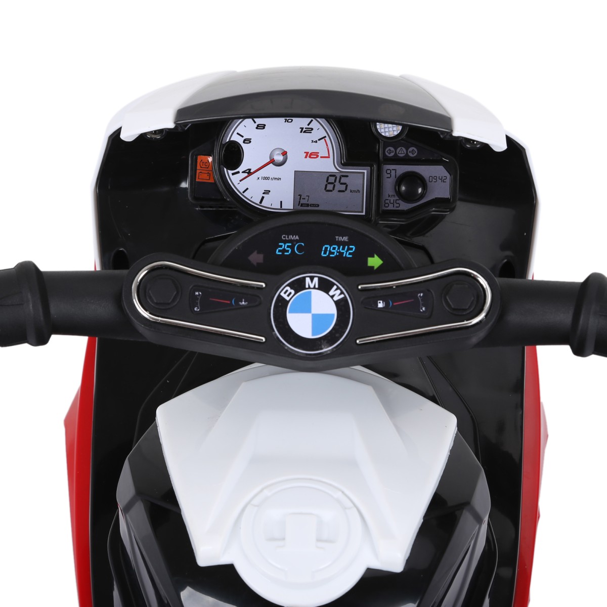 Ηλεκτρική μοτοσυκλέτα για παιδιά BMW S1000RR 6V ηλεκτρική μοτοσυκλέτα με προβολέα, παιδική μοτοσυκλέτα με μουσική 2,5 km/h μοτοσυκλέτα για παιδιά 18-36 μηνών κόκκινο