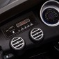 Παιδικό ηλεκτρικό αυτοκίνητο 12V παιδικό αυτοκίνητο με τηλεχειριστήριο 2,4 G, 2 μοτέρ, παιδικό όχημα με κόρνα, μουσική, ζώνη ασφαλείας, ηλεκτρικό όχημα για παιδιά 37-60 μηνών, μαύρο