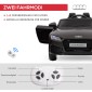 Παιδικό ηλεκτρικό αυτοκίνητο Audi, με τηλεχειριστήριο 2.4G, μουσική, κόρνα, LED, USB, για παιδιά 3-5 ετών, μαύρο