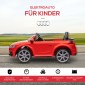 Audi παιδικό ηλεκτρικό αυτοκίνητο 12V με τηλεχειριστήριο 2.4G, μουσική, κόρνα, ηλεκτρικό όχημα με φως LED, θύρα USB/MP3, λειτουργία όπισθεν, για παιδιά 3-5 ετών, κόκκινο