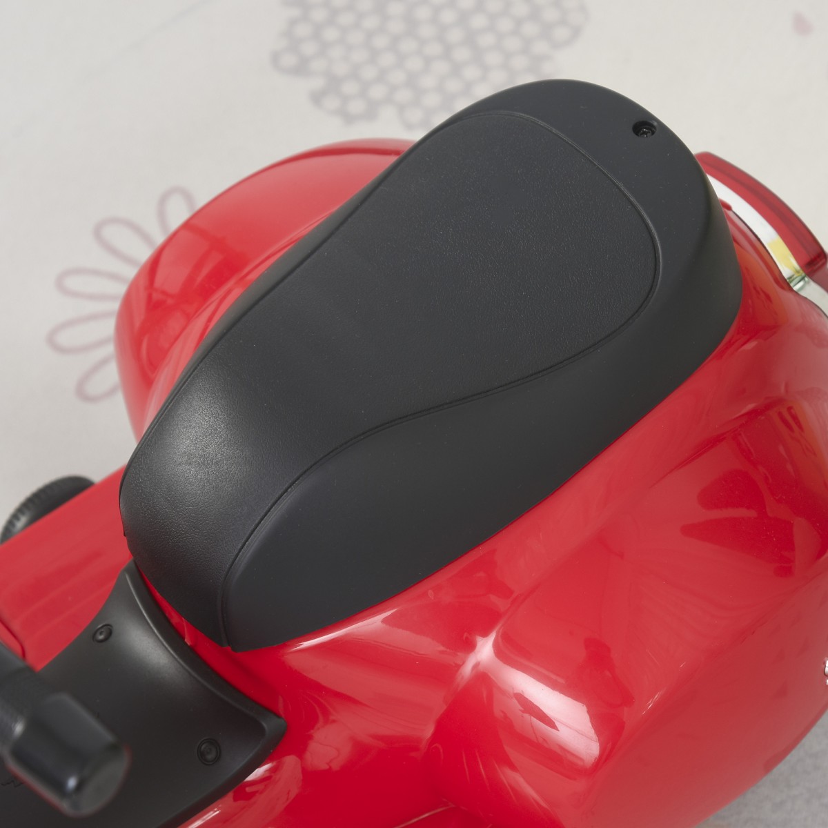Ηλεκτρική παιδική μοτοσυκλέτα Vespa ηλεκτρική μοτοσυκλέτα με φως LED, ήχος, παιδική ηλεκτρική μοτοσυκλέτα για παιδιά από 18-36 μηνών κόκκινη