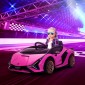 Παιδικό ηλεκτρικό αυτοκίνητο Lamborghini 3-5 km/h τηλεχειριστήριο 3-5 ετών ροζ