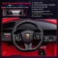 Παιδικό όχημα 12V 2 Λειτουργίες οδήγησης Lamborghini SIAN SUV Αυτοκίνητο Παιχνίδι Ηλεκτρικό Αυτοκίνητο με Τηλεχειριστήριο Μουσική (MP3/USB) Ελαφρύ 37-60 μηνών Μεταλλικό κόκκινο 108 x 62 x 40 cm