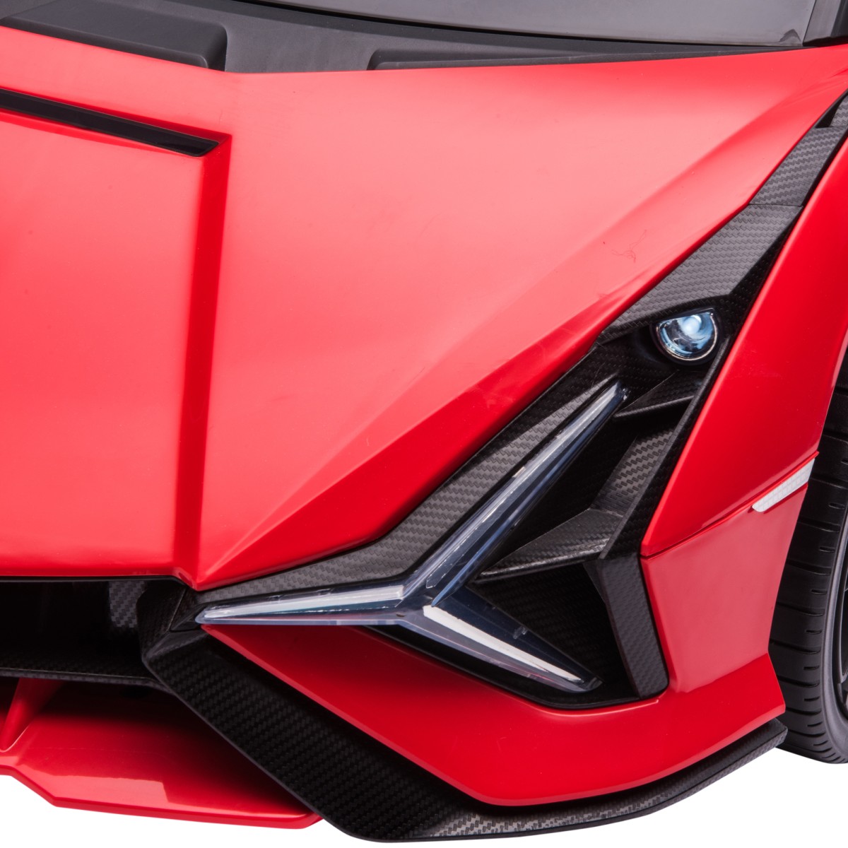 Παιδικό όχημα 12V 2 Λειτουργίες οδήγησης Lamborghini SIAN SUV Αυτοκίνητο Παιχνίδι Ηλεκτρικό Αυτοκίνητο με Τηλεχειριστήριο Μουσική (MP3/USB) Ελαφρύ 37-60 μηνών Μεταλλικό κόκκινο 108 x 62 x 40 cm