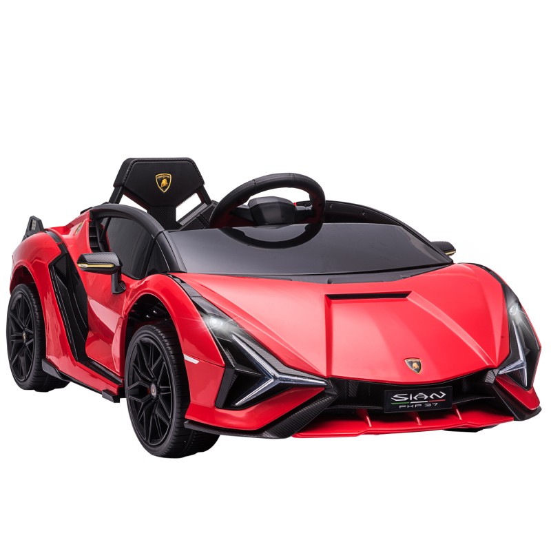 Παιδικό όχημα 12V 2 Λειτουργίες οδήγησης Lamborghini SIAN SUV Αυτοκίνητο Παιχνίδι Ηλεκτρικό Αυτοκίνητο με Τηλεχειριστήριο Μουσική (MP3/USB) Ελαφρύ 37-60 μηνών Μεταλλικό κόκκινο 108 x 62 x 40 cm