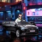 Ηλεκτρικό παιδικό αυτοκίνητο ηλεκτρικό όχημα 12V Audi E-tron ηλεκτρικό αυτοκίνητο με τηλεχειριστήριο, ζώνη ασφαλείας, μουσική (MP3/USB/TF), παιδικό όχημα για παιδιά 3-5 ετών, 3-5 km/h, μαύρο