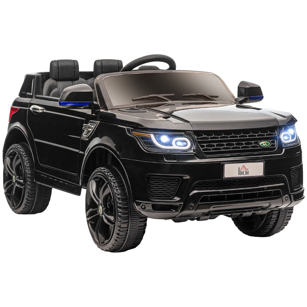 Παιδικό ηλεκτρικό αυτοκίνητο SUV, έως 5 kmh/h, με ζώνη ασφαλείας, τηλεχειριστήριο, προβολείς, λειτουργία μουσικής, μαύρο