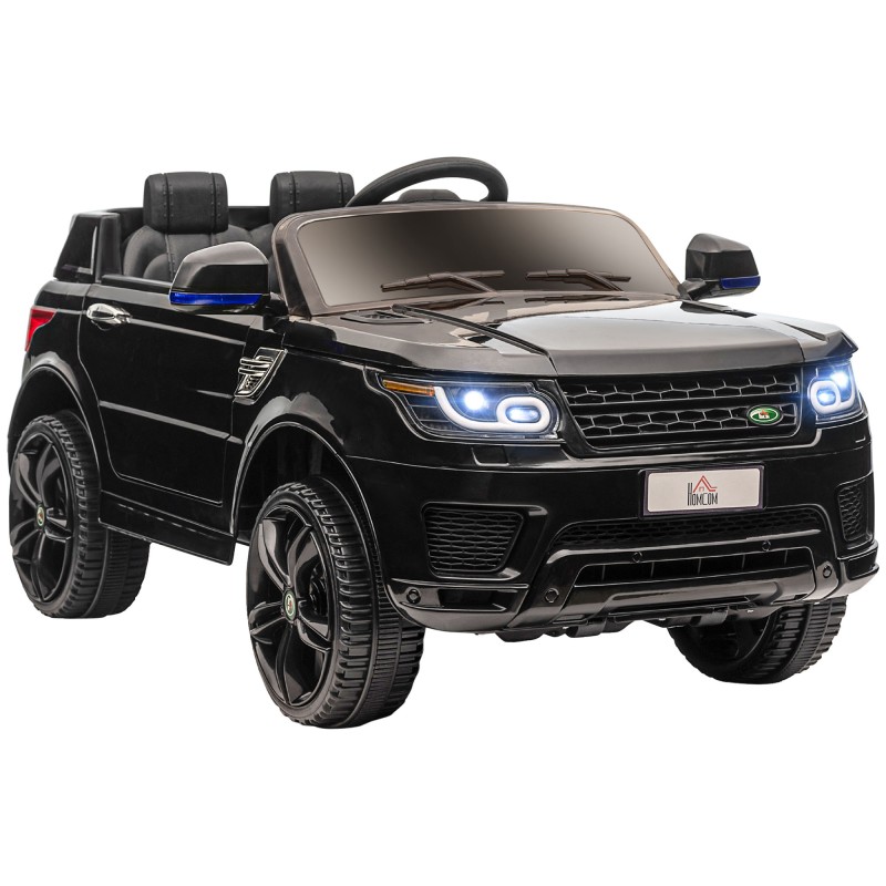 Παιδικό ηλεκτρικό αυτοκίνητο SUV, έως 5 kmh/h, με ζώνη ασφαλείας, τηλεχειριστήριο, προβολείς, λειτουργία μουσικής, μαύρο