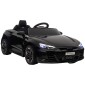 Παιδικό αυτοκίνητο, ηλεκτρικό, Audi άδεια, με ζώνη ασφαλείας, τηλεχειριστήριο, ανοιχτό μαύρο, 103 x 58 x 41cm