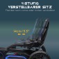 Go Kart Pedal Go Kart Reverse and Forward Gear, για παιδιά από 3 έως 8 ετών, μπλε