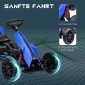 Go Kart Pedal Go Kart Reverse and Forward Gear, για παιδιά από 3 έως 8 ετών, μπλε