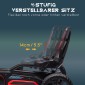 Go Kart Pedal Go Kart Reverse and Forward Gear, για παιδιά από 3 έως 8 ετών, κόκκινο