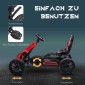 Go Kart Pedal Go Kart Reverse and Forward Gear, για παιδιά από 3 έως 8 ετών, κόκκινο