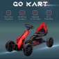 Go Kart Pedal Go Kart Reverse and Forward Gear, για παιδιά από 3 έως 8 ετών, κόκκινο