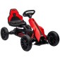 Go Kart Pedal Go Kart Reverse and Forward Gear, για παιδιά από 3 έως 8 ετών, κόκκινο