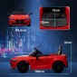 Ηλεκτρικό παιδικό αυτοκίνητο BMW M4, ήχος & φως, 3-5 km/h, με τηλεχειριστήριο, για 3-5 χρόνια, κόκκινο