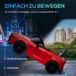 Ηλεκτρικό παιδικό αυτοκίνητο BMW M4, ήχος & φως, 3-5 km/h, με τηλεχειριστήριο, για 3-5 χρόνια, κόκκινο