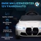 Ηλεκτρικό παιδικό αυτοκίνητο BMW M4, ήχος & φως, 3-5 km/h με τηλεχειριστήριο, για 3-5 χρόνια, λευκό