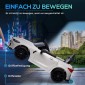 Ηλεκτρικό παιδικό αυτοκίνητο BMW M4, ήχος & φως, 3-5 km/h με τηλεχειριστήριο, για 3-5 χρόνια, λευκό