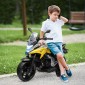 Ηλεκτρική παιδική μοτοσυκλέτα, Honda, 3 km/h, μουσική & φως, 3-6 ετών, έως 30 κιλά, κίτρινο