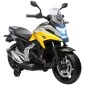 Ηλεκτρική παιδική μοτοσυκλέτα, Honda, 3 km/h, μουσική & φως, 3-6 ετών, έως 30 κιλά, κίτρινο