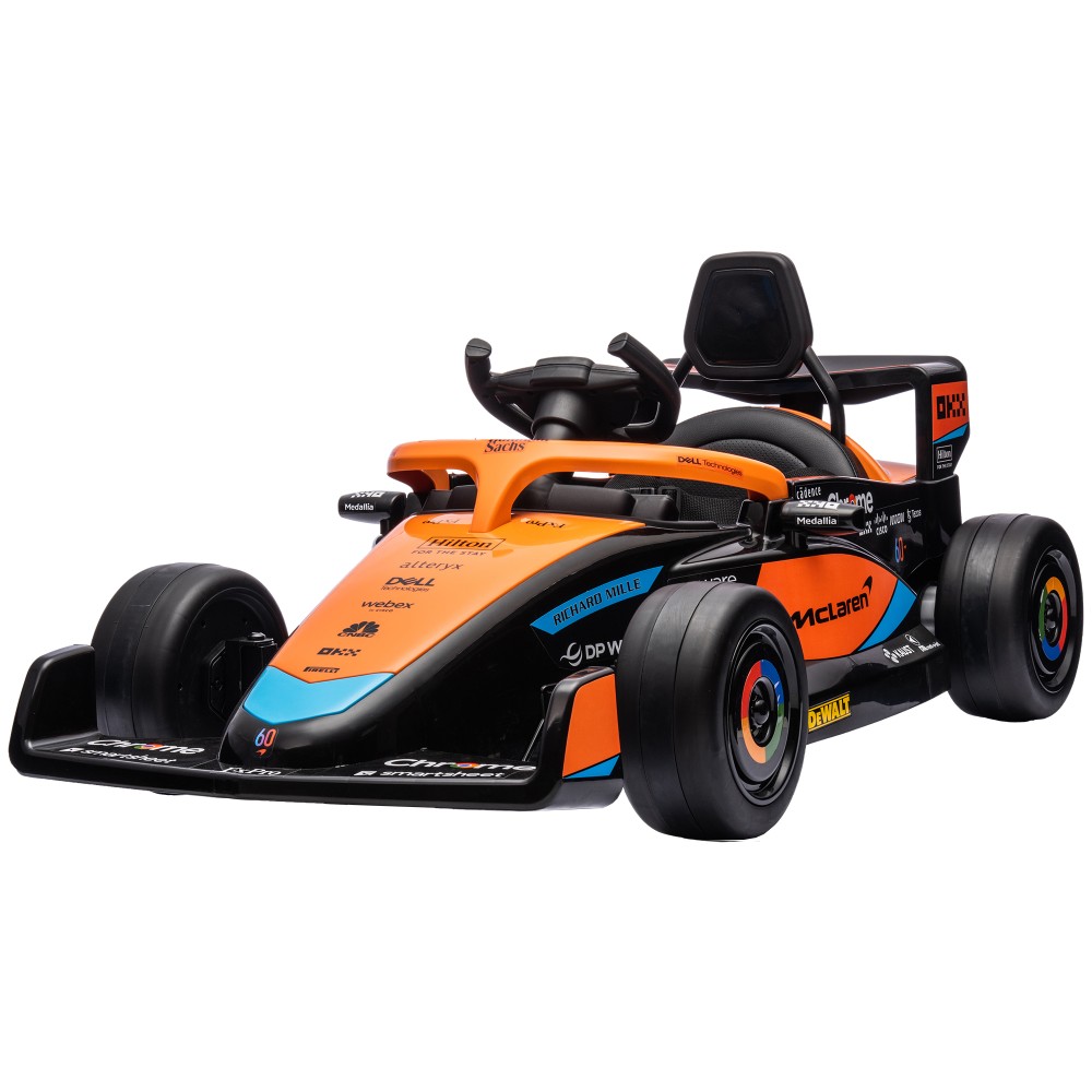 Ηλεκτρικό παιδικό αυτοκίνητο, McLaren Formula 1, με τηλεχειριστήριο, μουσική, για 3-5 χρόνια, πορτοκαλί