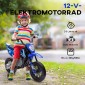 Ηλεκτρική μοτοσυκλέτα για παιδιά, 12V παιδική μοτοσυκλέτα με μουσική, παιδικό όχημα με τροχούς εκπαίδευσης, 3-6 ετών, μπλε