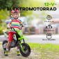 Ηλεκτρική μοτοσυκλέτα για παιδιά, 12V παιδική μοτοσυκλέτα με μουσική, παιδικό όχημα με τροχούς εκπαίδευσης, 3-6 ετών, πράσινο