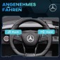 Ηλεκτρικό παιδικό, Mercedes, 3-5 km/h, τηλεχειριστήριο, φως & μουσική, μαύρο
