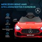 Ηλεκτρικό παιδικό, Mercedes, 3-5 km/h, τηλεχειριστήριο, φως & μουσική, κόκκινο