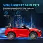 Ηλεκτρικό παιδικό, Mercedes, 3-5 km/h, τηλεχειριστήριο, φως & μουσική, κόκκινο