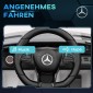 Ηλεκτρικό παιδικό, Mercedes, 3-5 km/h, τηλεχειριστήριο, φως & μουσική, λευκό